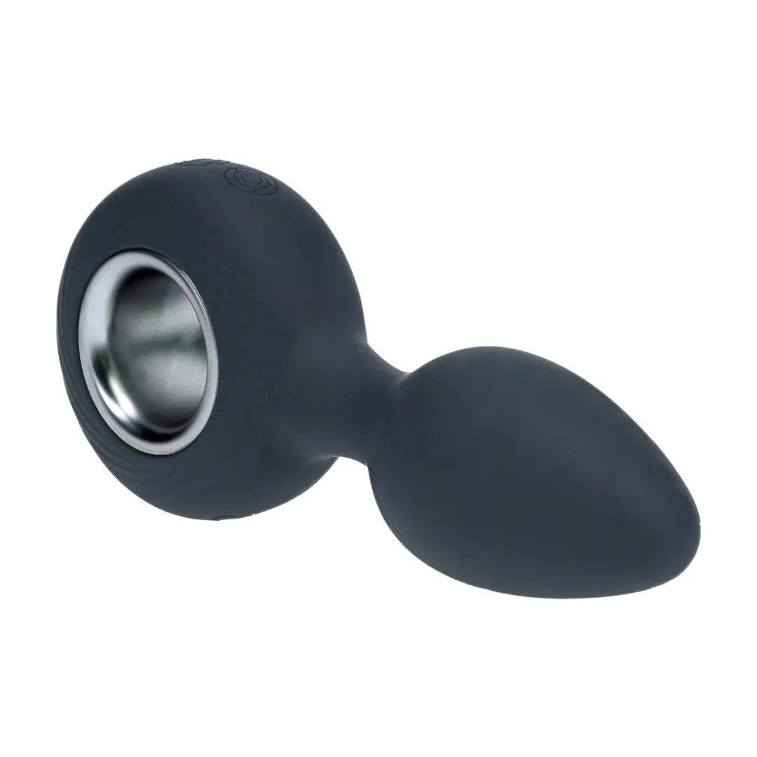 vibrating-silicone-anal-plug-with-loop-black