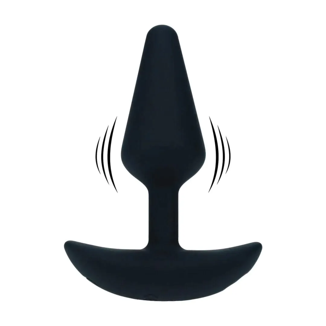 classic-vibrating-silicone-anal-plug-s-black