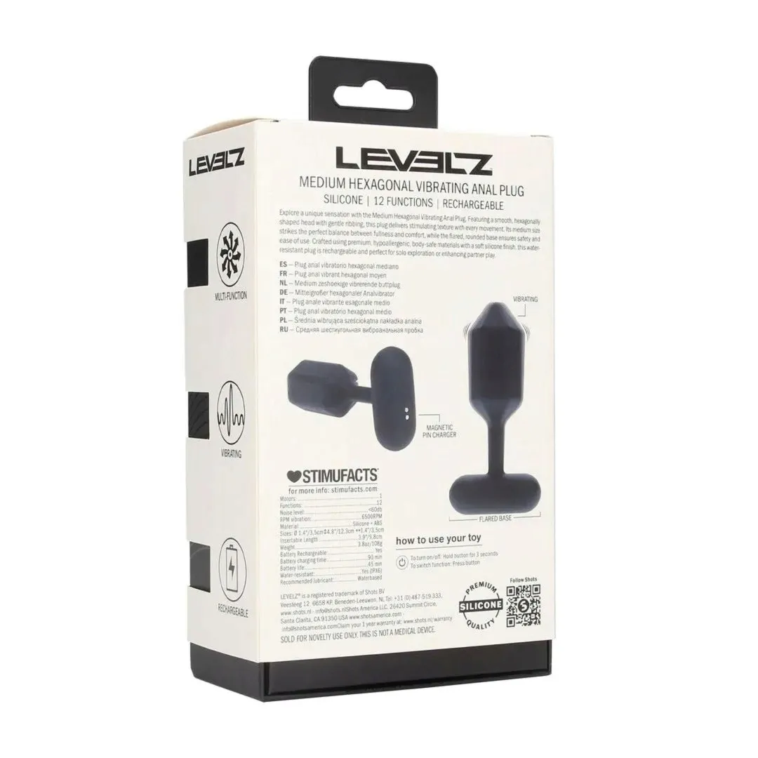 hexagonal-vibrating-silicone-anal-plug-m-black