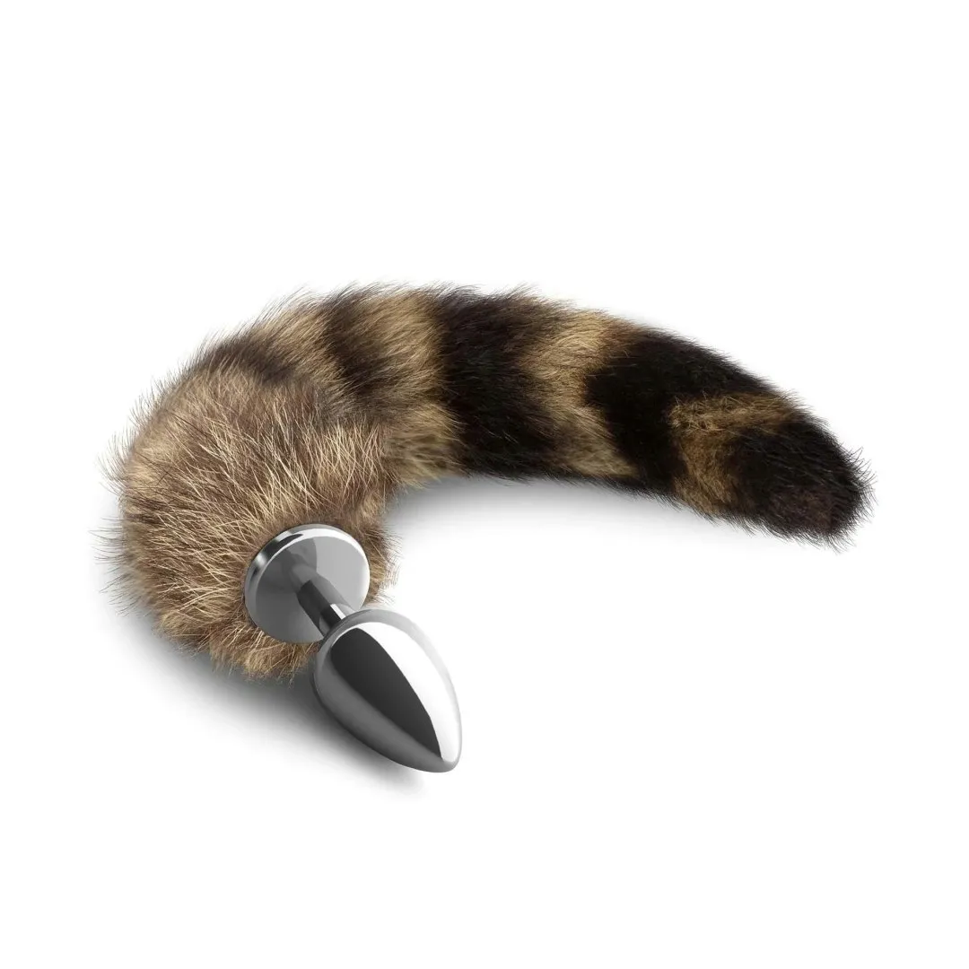 foxy-silver-metal-anal-plug-with-tail-crushious
