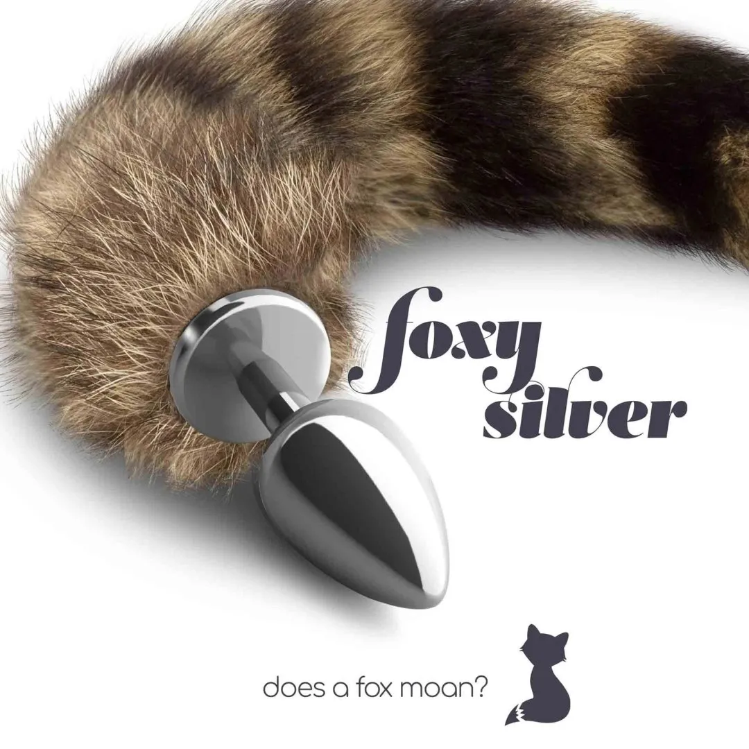 foxy-silver-metal-anal-plug-with-tail-crushious