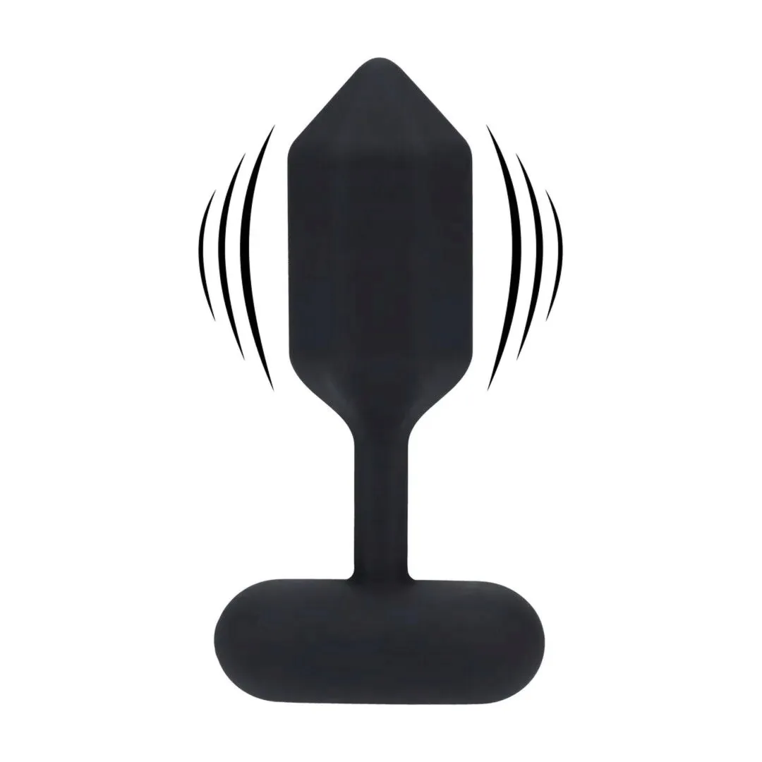 hexagonal-vibrating-silicone-anal-plug-l-black