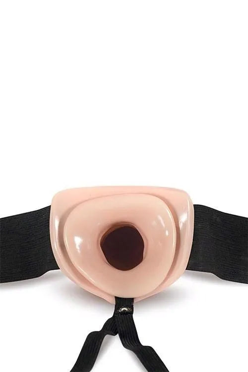 dr-skin-7inch-hollow-strap-on-vanilla