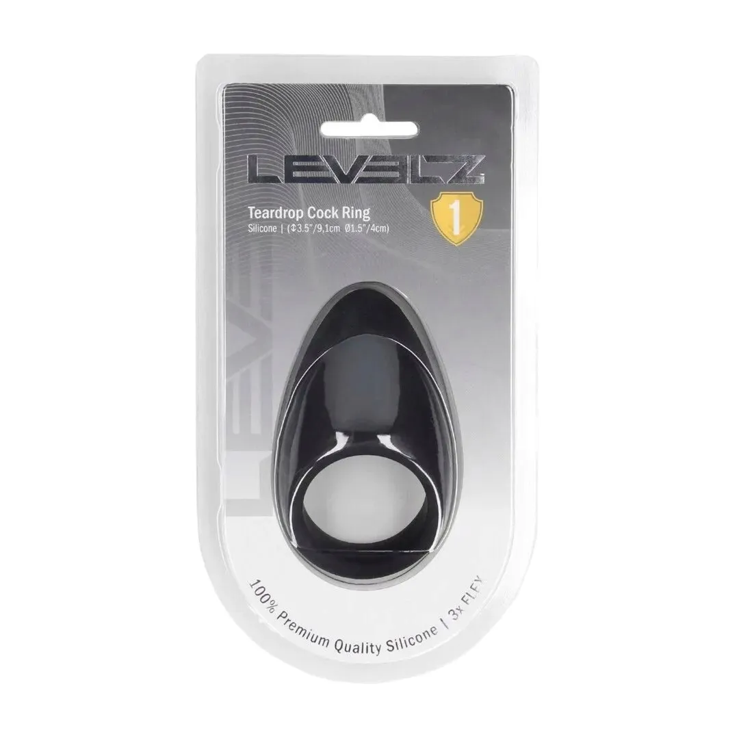teardrop-silicone-cockring-black
