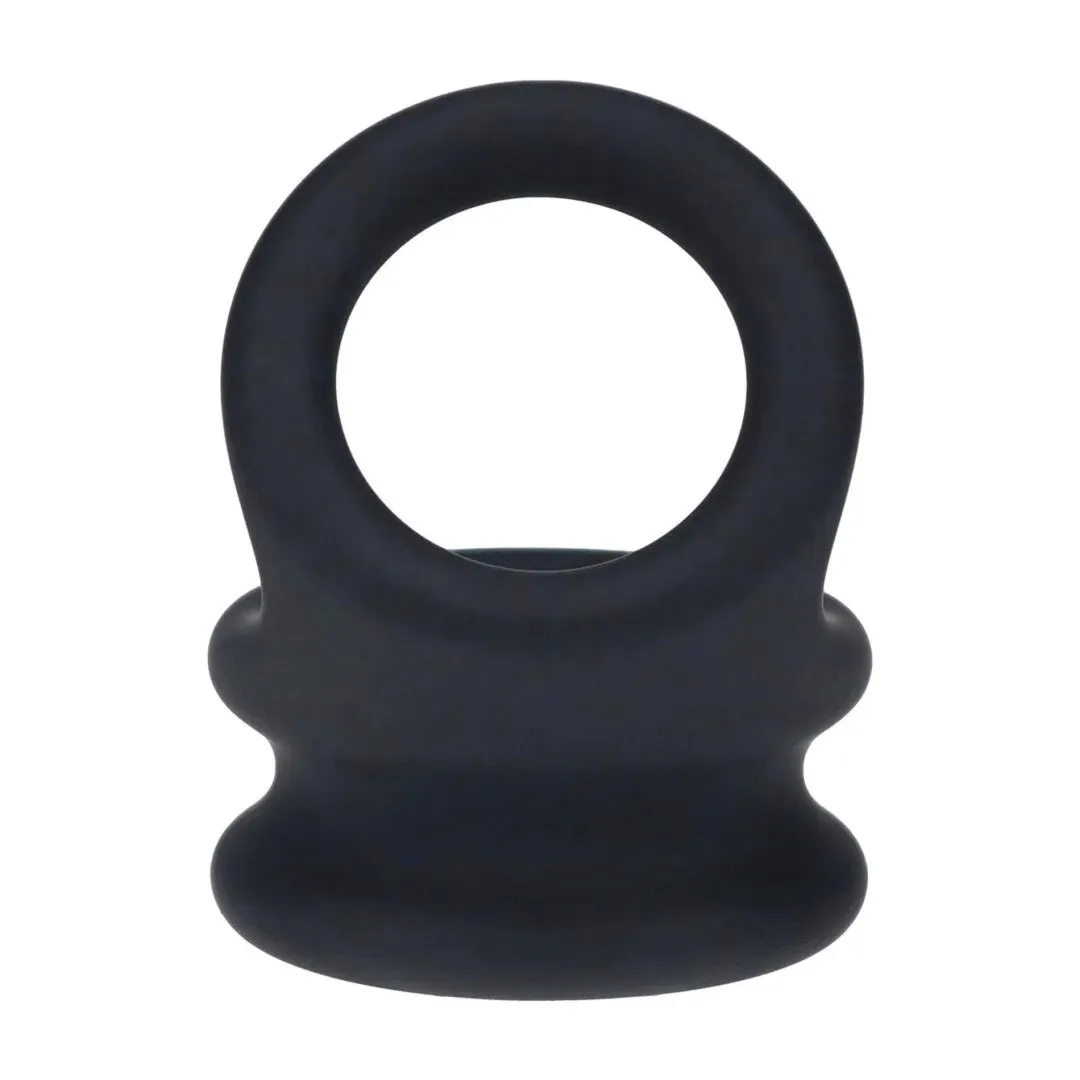 wide-double-o-silicone-cockring-l-black
