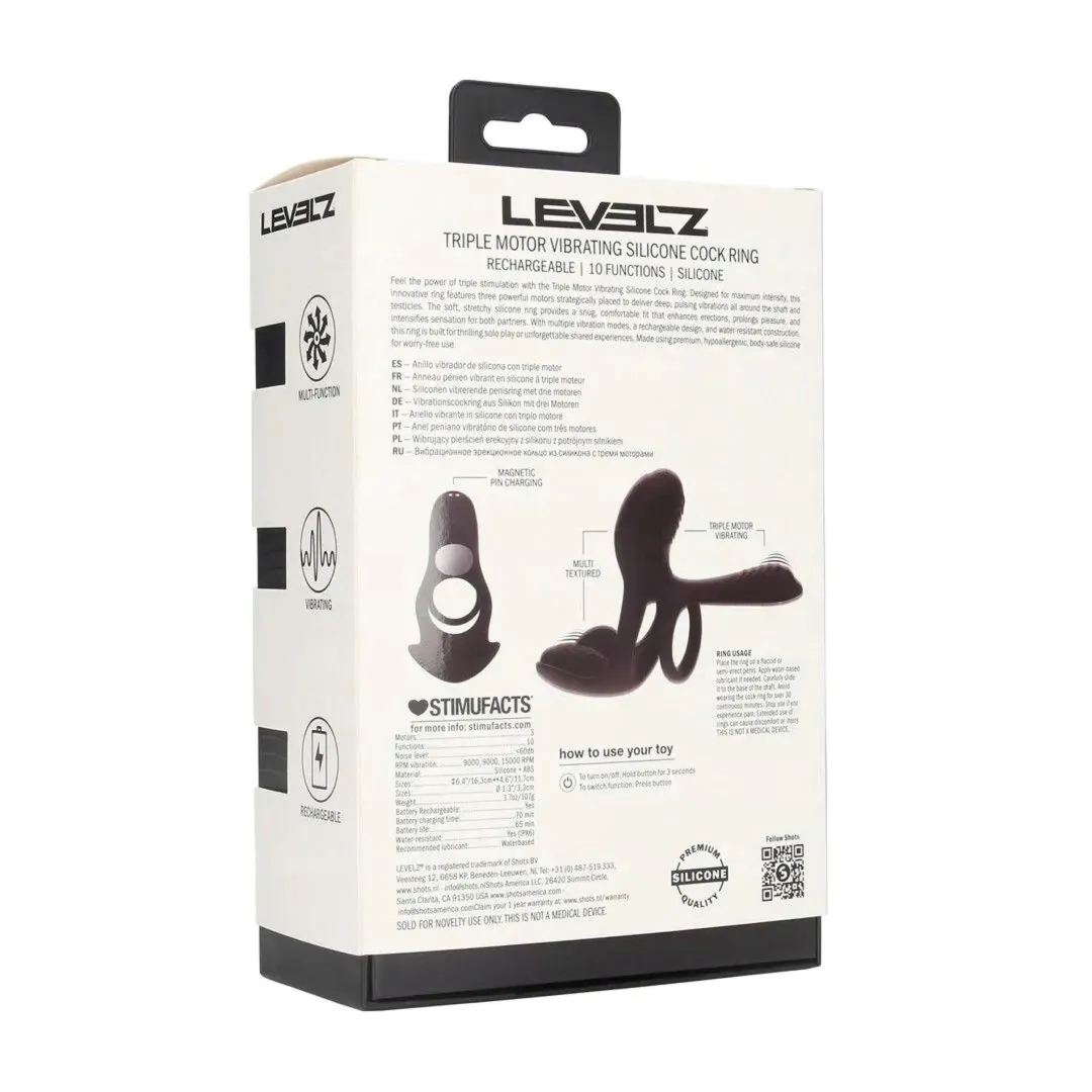 triple-motor-vibrating-silicone-cockring-black