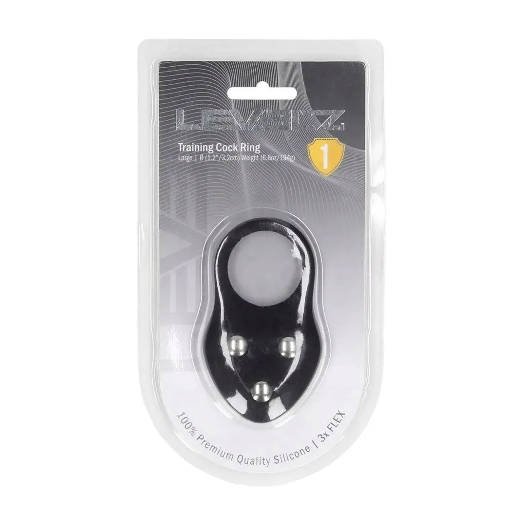 silicone-training-cockring-l-black