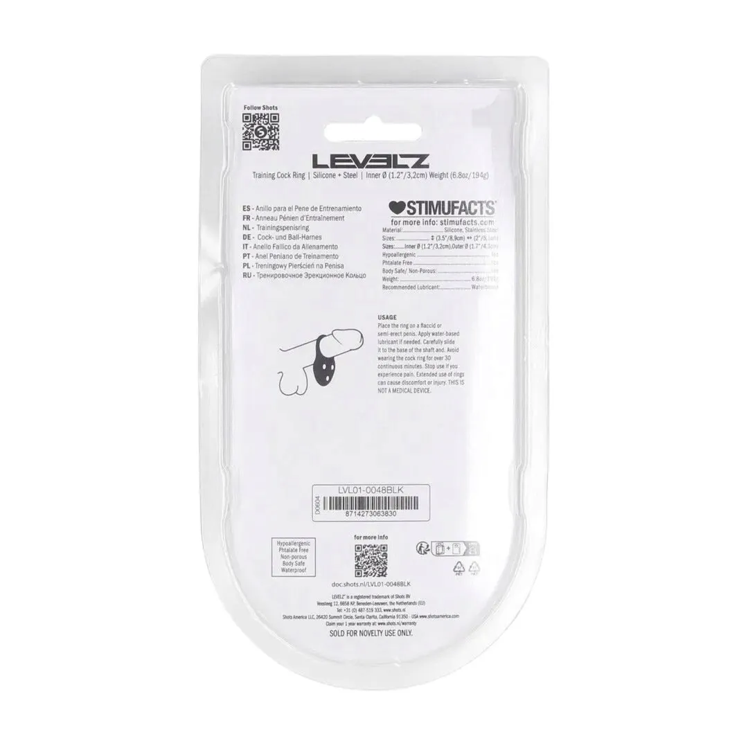 silicone-training-cockring-l-black