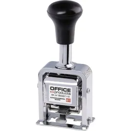 numerator-office-products-6-cyfr-automatyczny-srebrny-office-products