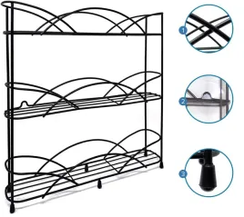 stojak-regal-organizer-3-poziomowy-metalowy-czarny-na-przyprawy-21-sloikow