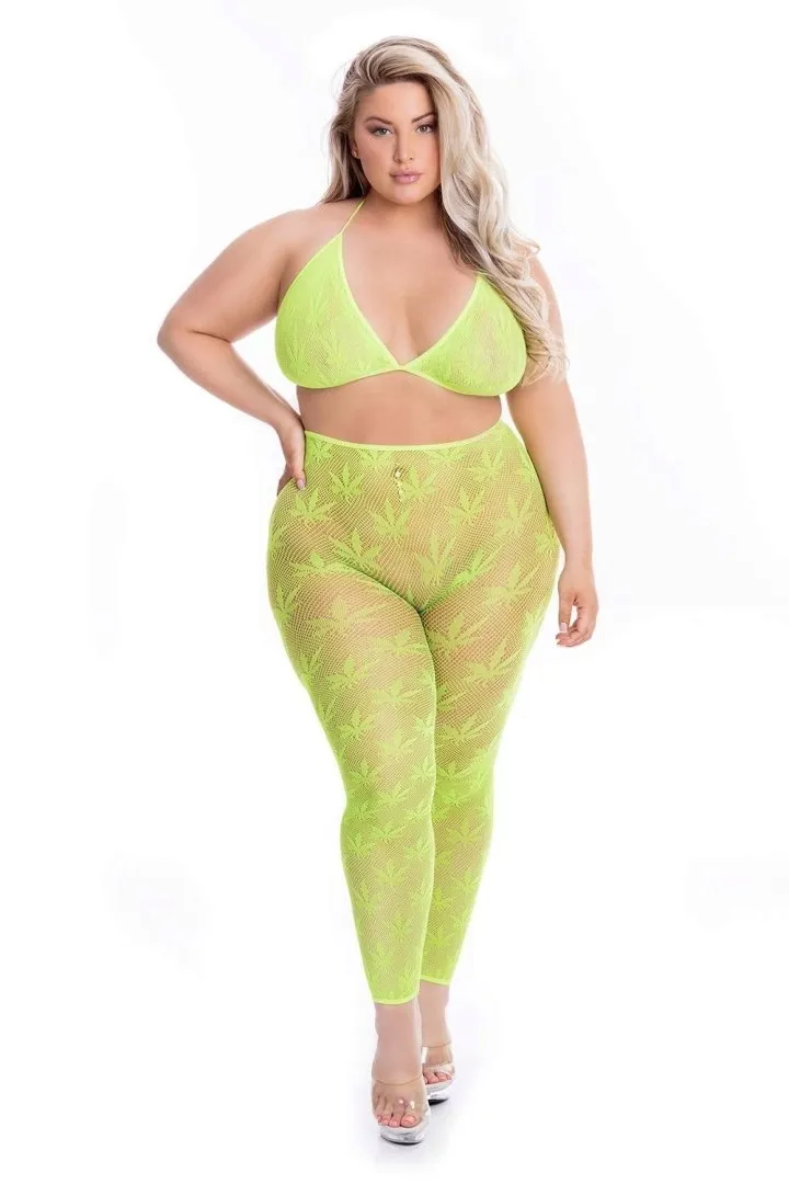 all-about-leaf-bra-set-grn-plus-size