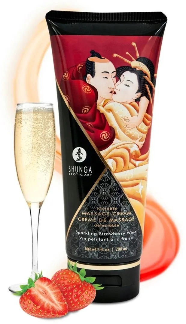 massage-cream-sparkling-strawberry-wine