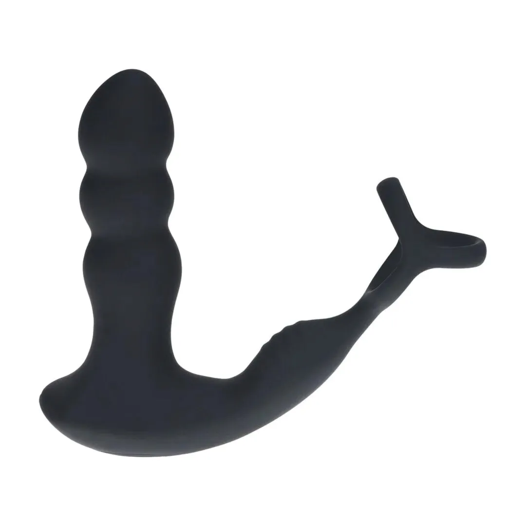 dual-vibrating-remote-rotating-head-silicone-prostate-stimulator-with-cock