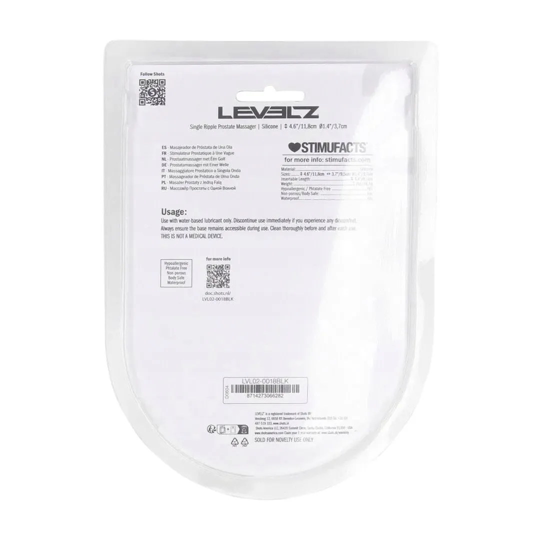 single-ripple-silicone-prostate-massager-black