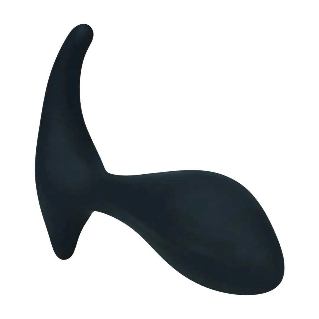single-ripple-silicone-prostate-massager-black-stan-nowy