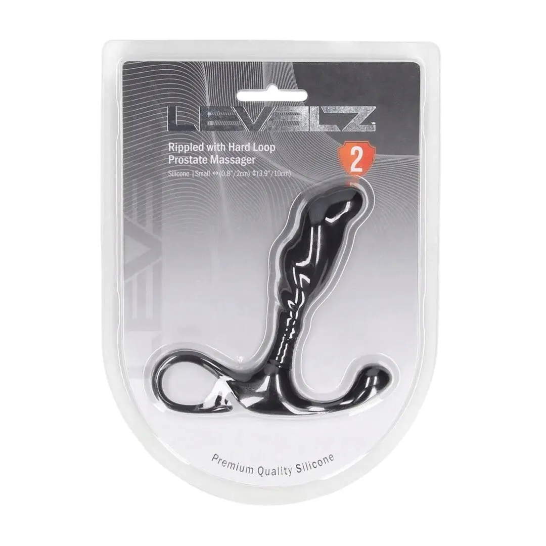 rippled-with-hard-loop-silicone-prostate-massager-s-black