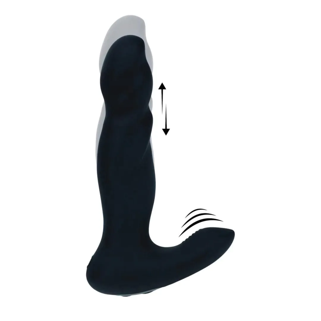 vibrating-and-thrusting-silicone-prostate-massager-black