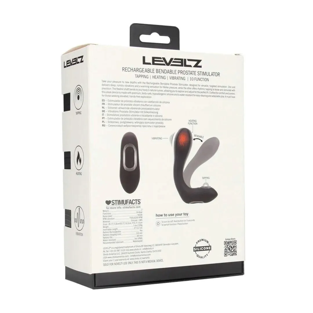 vibrating-heating-bendable-tapping-silicone-prostate-stimulator-black