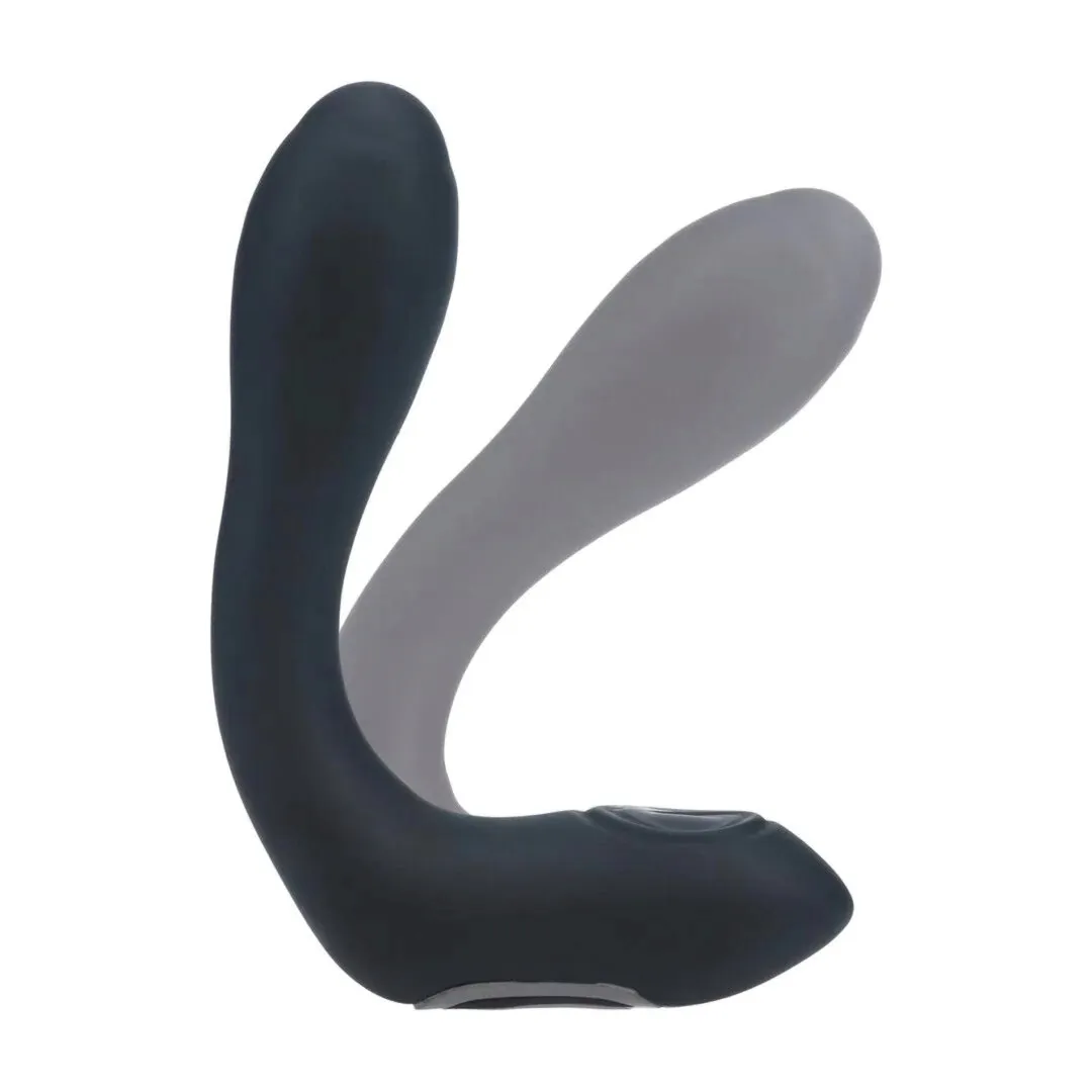 vibrating-heating-bendable-tapping-silicone-prostate-stimulator-black