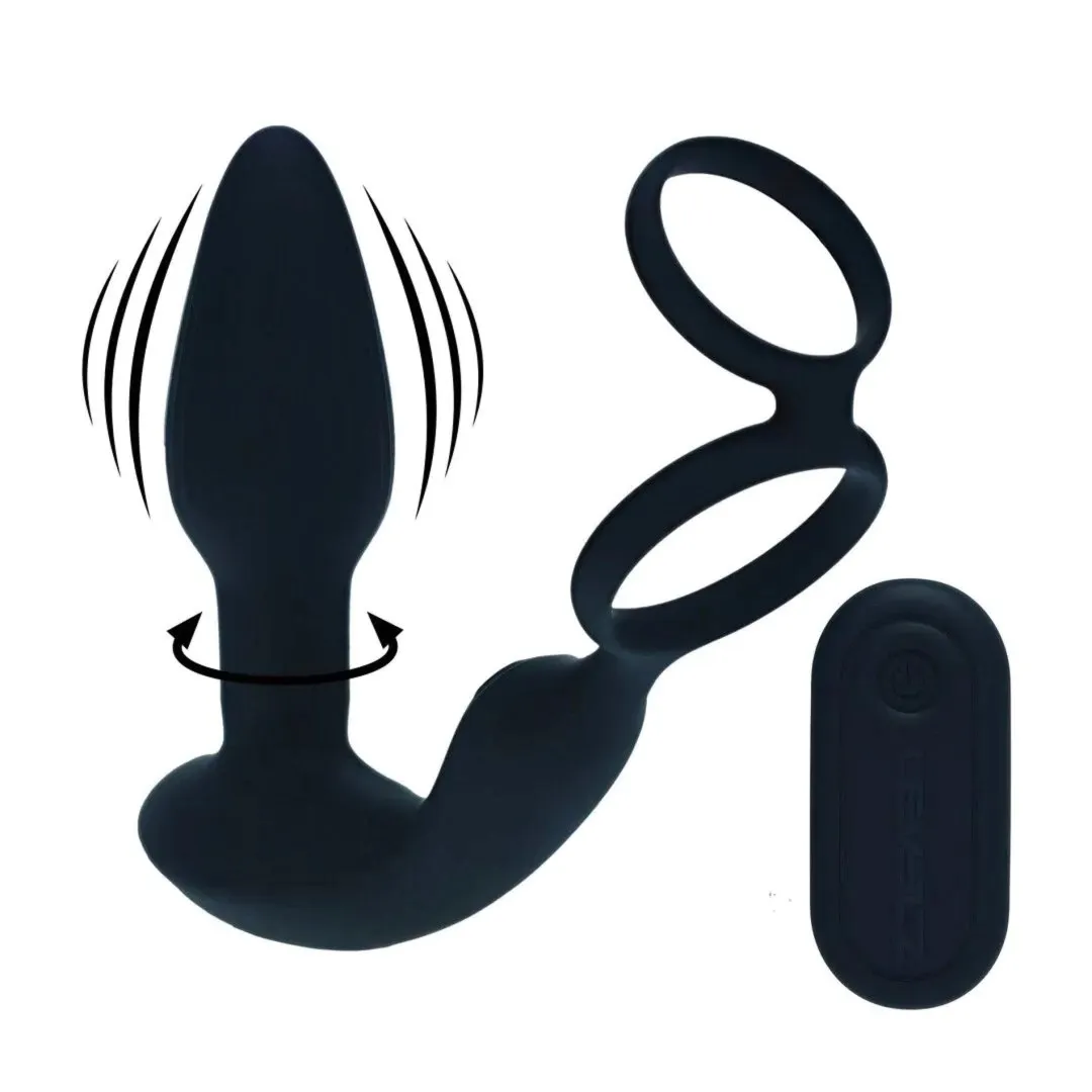 dual-vibrating-remote-rotating-beads-silicone-prostate-stimulator-with-cock