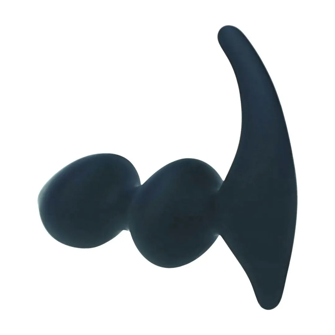 full-double-ripple-silicone-prostate-massager-black