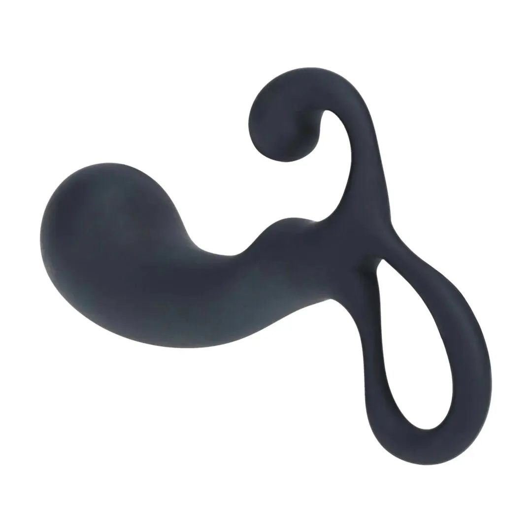 bulb-with-loop-silicone-prostate-massager-s-black