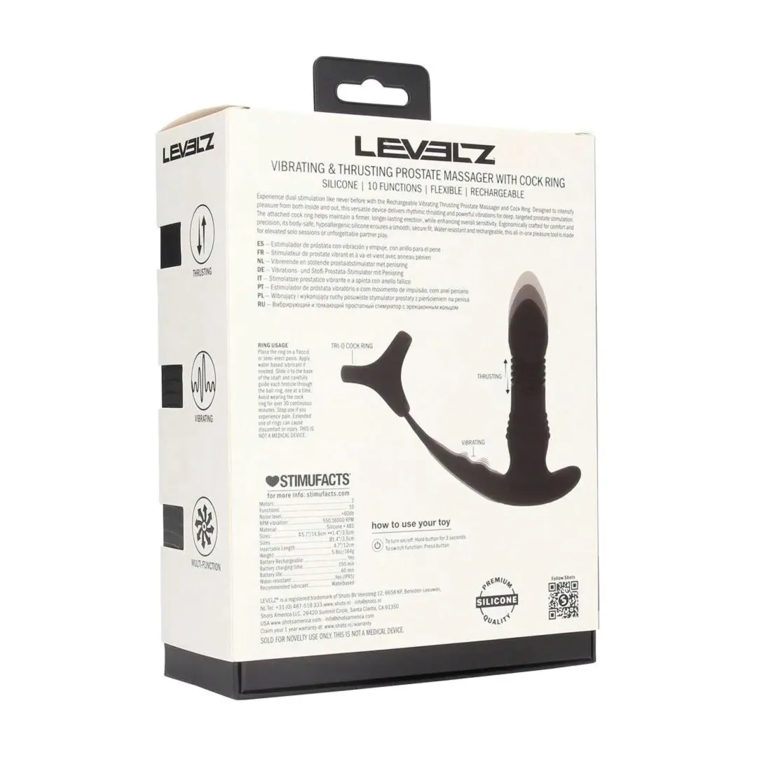 vibrating-and-thrusting-silicone-prostate-massager-with-tri-o-cockring-bl