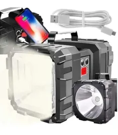 latarka-led-mocna-akumulatorowa-dwustronna-powerbank-wodoodporna