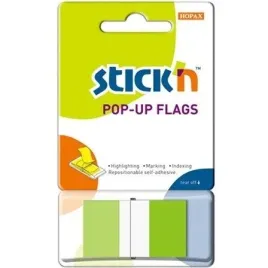 zakladki-stick-n-25-45mm-zielone-50-stick-n