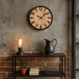 zegar-scienny-drewniany-loftowy-abbas-35-cm-stan-nowy