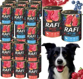 zestaw-48x400g-karma-mokra-dla-psow-rafi-mix-smakow-jagniecina-wolowina