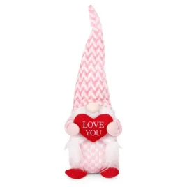 krasnal-skrzat-walentynkowy-figurka-siedzaca-rozowy-z-sercem-love-me-ksn6
