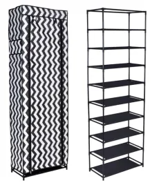 szafka-tekstylna-na-buty-lea-zebra-czarno-biala