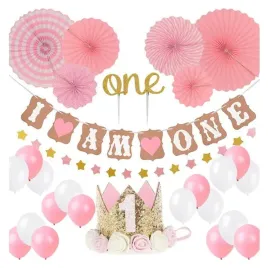 zestaw-balonow-urodzinowych-na-roczek-dla-dziewczynki-rozowy