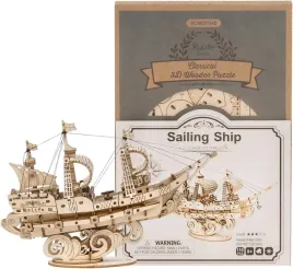puzzle-3d-robotime-model-3d-do-skladania-statek-zaglowiec-sailing-ship-diy