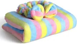 flanelowy-koc-opaska-do-wlosow-klasyczna-wielokolorowy