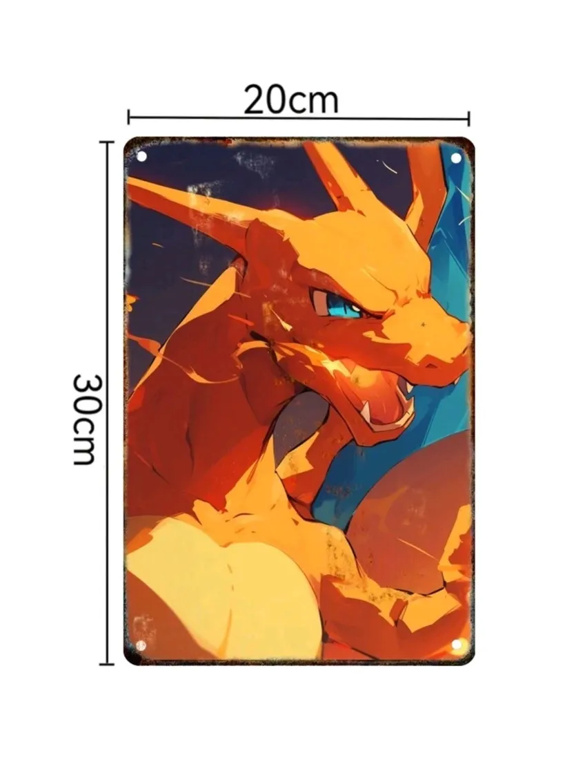 metalowy-obraz-20x30-pokemon-charizard