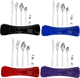 sztucce-podrozne-survivalowe-na-wycieczke-lekkie-bezpieczne-zestaw-dla-4os