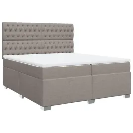 lozko-kontynentalne-z-materacem-taupe-tkanina-200x200-cm