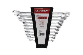 gedore-zestaw-kluczy-oczkowo-plaskich-10-sztuk-chrom-wanad-stal-srebrny