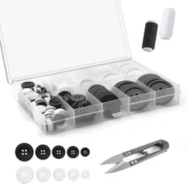 guzki-czarno-biale-x160-zestaw-guzikow-5-rozmiarow-przecinak-do-nici