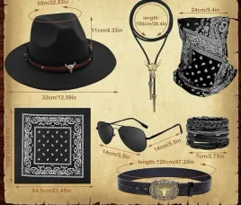 akcesoria-do-kostiumu-kowboja-kapelusz-chusta-zestaw-7el-halloween-czarny