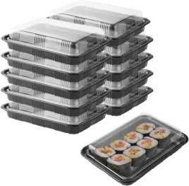pudelka-na-jedzenie-z-pokrywka-jednorazowe-tacki-na-sushi-piknik-10-sztuk