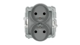 mini-gniazdo-podwojne-z-u-z-przeslonami-szary-mat-27mgpr-2zp