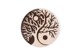 podstawka-drewniana-pod-kubek-ying-yang-elegancka-okragla