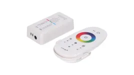sterownik-led-rgb-3x6a-touch-rf-bialy-komplet-pilot-uchwyt-12-24v-prescot