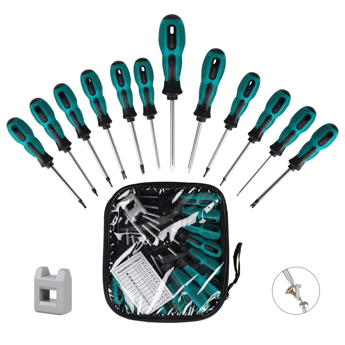 supaway-12-piece-screwdriver-set-with-magnetizer-for-various-uses-stan-nowy