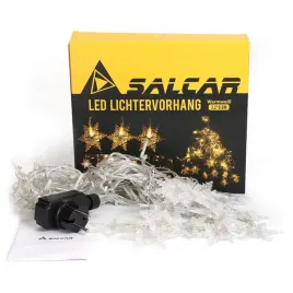 salcar-kurtyna-led-sniezynki-108-led-3m-9-trybow-cieply-bialy-wewnetrzna