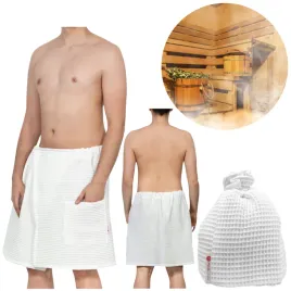 zestaw-do-sauny-kilt-meski-biscotto-150x50cm-czapka-capello-bialy-porjun