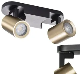 lampa-sufitowa-led-oprawa-scienna-podwojna-laurin-2x-10w-gu10-czarno-zlota